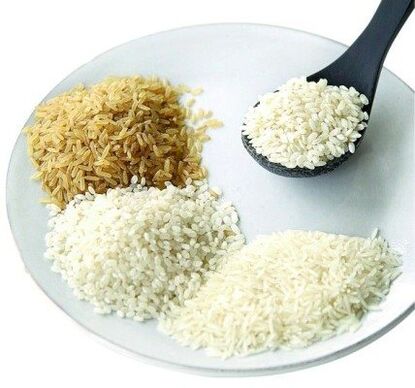 ruokaa riisin kanssa laihtumiseen viikossa 5 kg