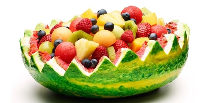 marjat ja hedelmät laihtuminen