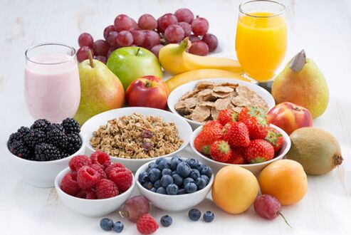 marjoja ja hedelmiä oikeaan ravitsemukseen