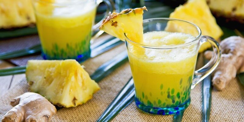 ananas smoothie laihtumiseen